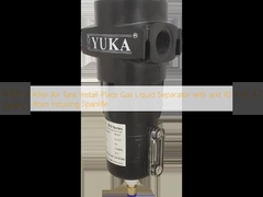 空気タンクを設置した後 10年ハウジングとガス液体分離器を置く 寿命